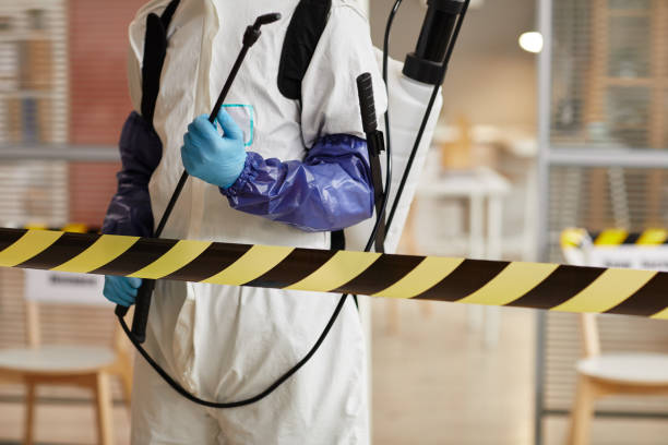 Professional Biohazard Cleanup technician working in Martin, MI